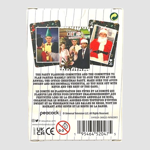 “The Office” Christmas Playing Cards Aquarius Puzzles Use With Any Card Game! - Picture 4 of 5